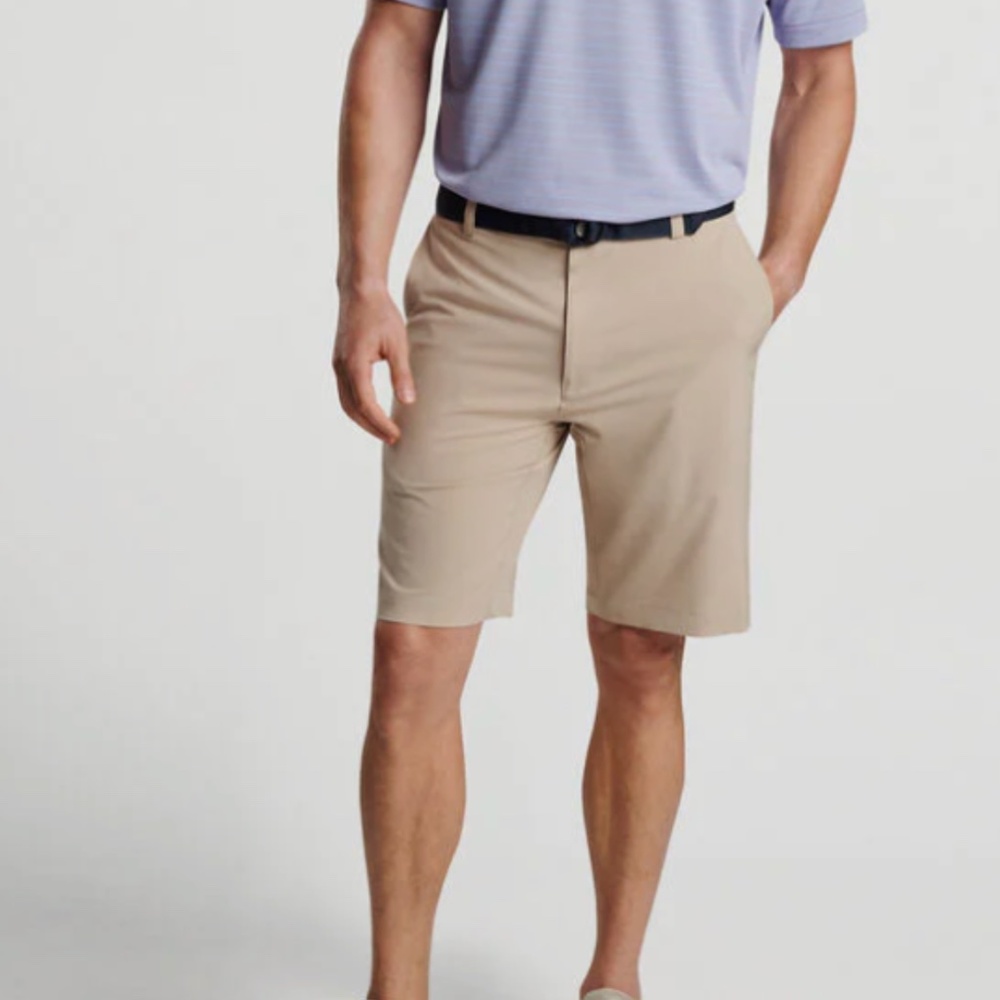 Peter Millar Men's Size 38 Beechwood Shackleford Hybrid Shorts $108